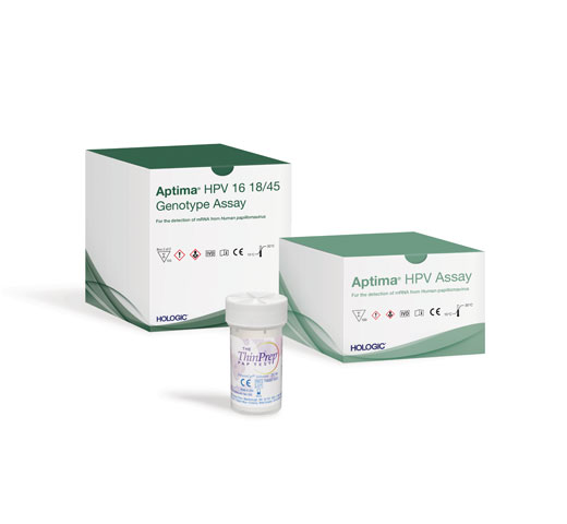 Test Aptima® HPV sur fond blanc