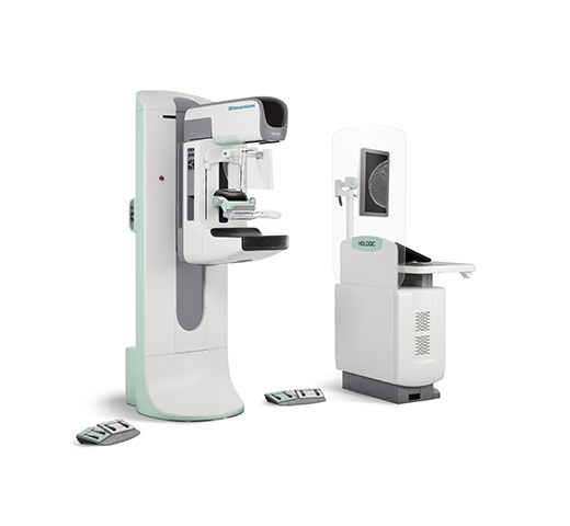 Système de mammographie numérique 3Dimensions™ d’Hologic sur fond blanc