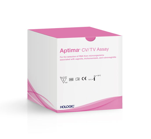Test Aptima® CV/TV d’Hologic sur fond blanc