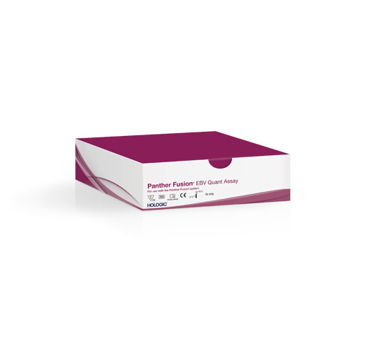 Test Panther Fusion® EBV Quant d’Hologic sur fond blanc