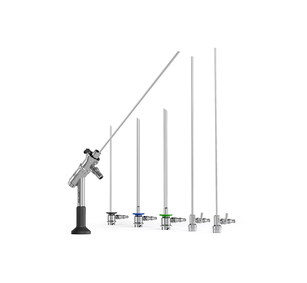 Hystéroscopes Omni® sur fond blanc