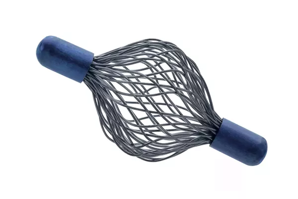 Marqueur de site de biopsie sur fond blanc