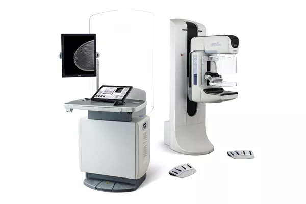 Systèmes de mammographie sur fond blanc