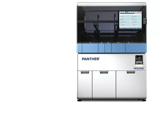 Système Panther sur fond blanc