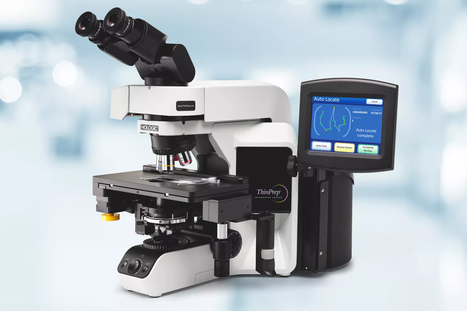 ThinPrep® Integrated Imager d’Hologic sur fond blanc