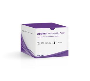Test Aptima™ HCV Quant Dx d’Hologic sur fond blanc